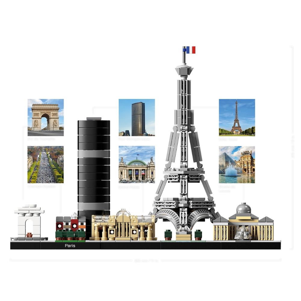 Lego Architecture Paris France 649 Pzs 12+