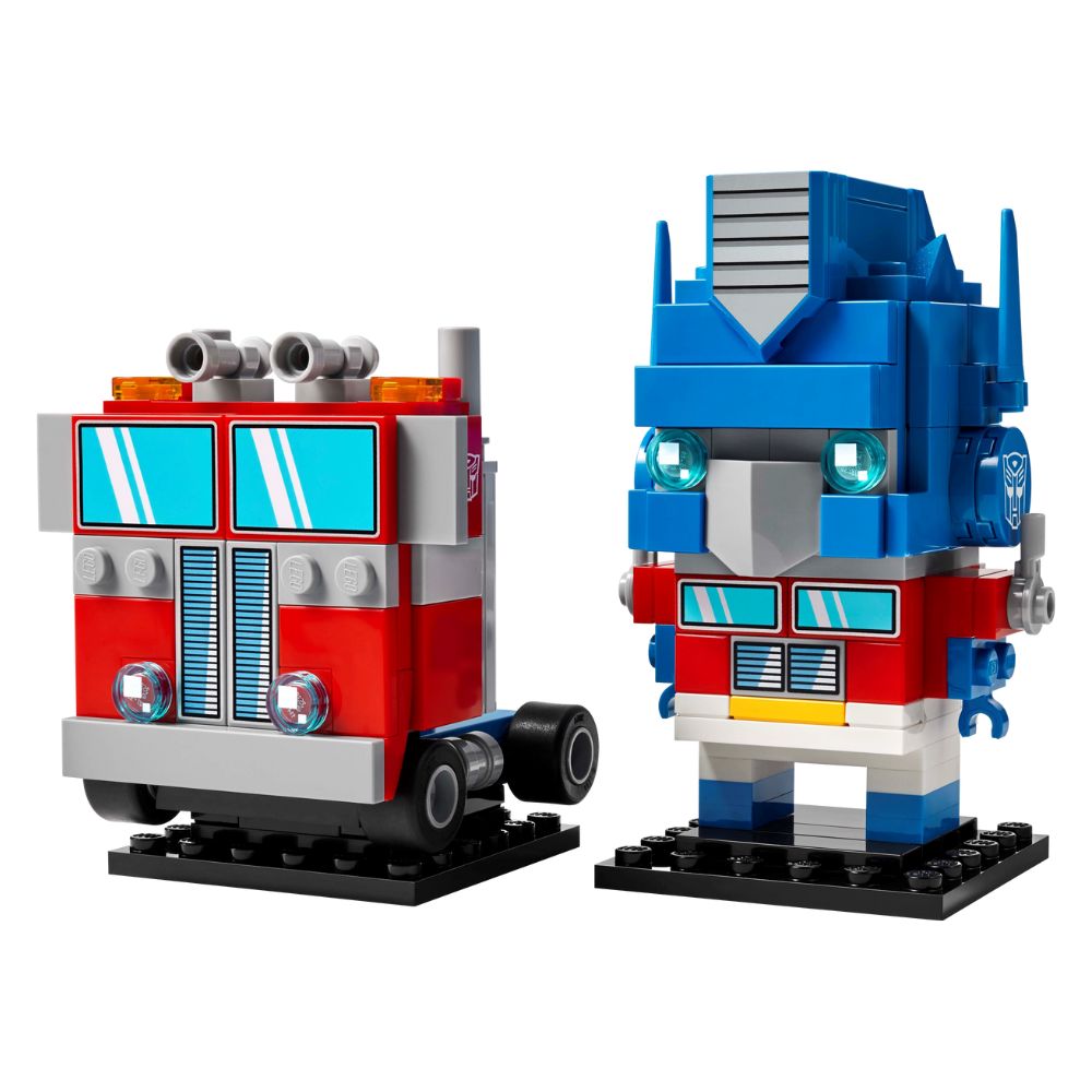 Lego Brick Headz Transformers Optimus Prime Robot & Vehicle 237 Pzs 10+