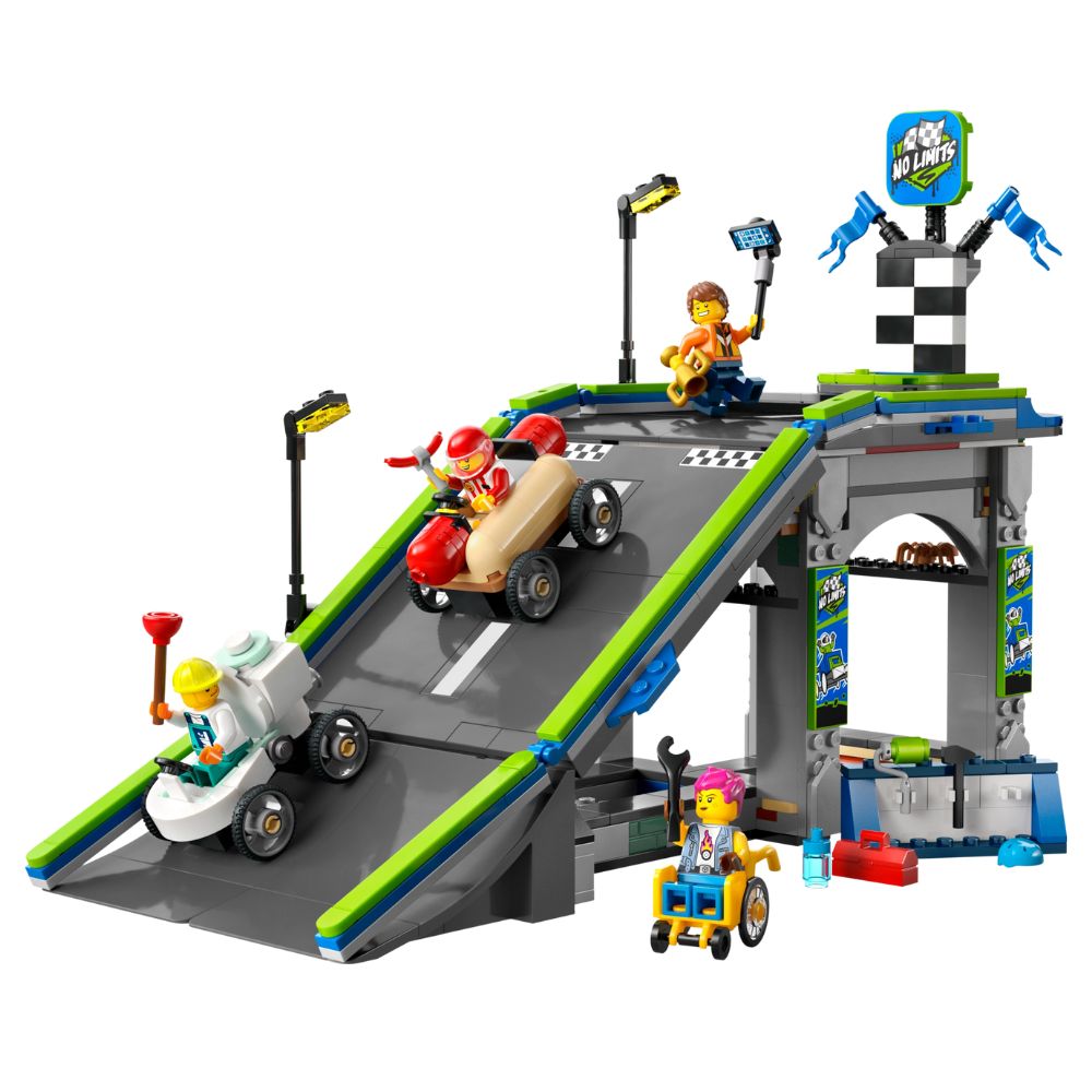 Lego City No Limits Race Car Ramp 436 Pzs 6+