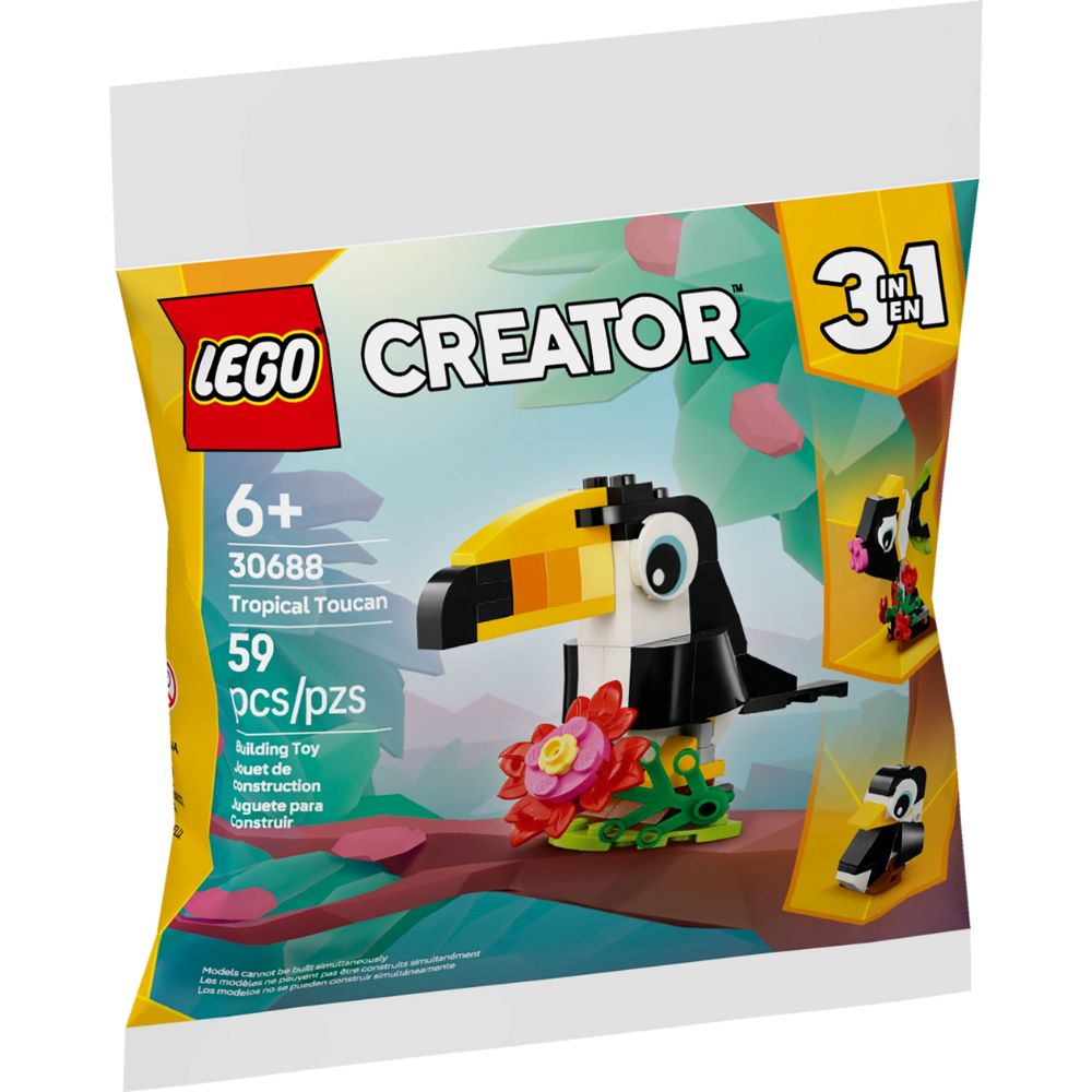 Lego Creator Tropical Toucan 59 Pzs 6+