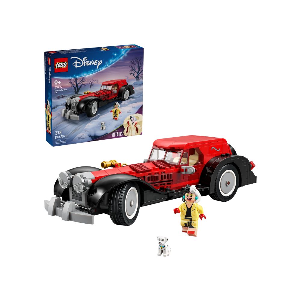 Lego Disney Cruella De Vil's Car 378 Pzs 9+
