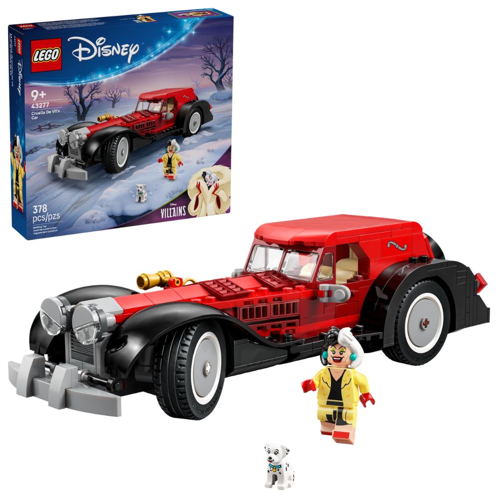 Lego Disney Cruella De Vil's Car 378 Pzs 9+