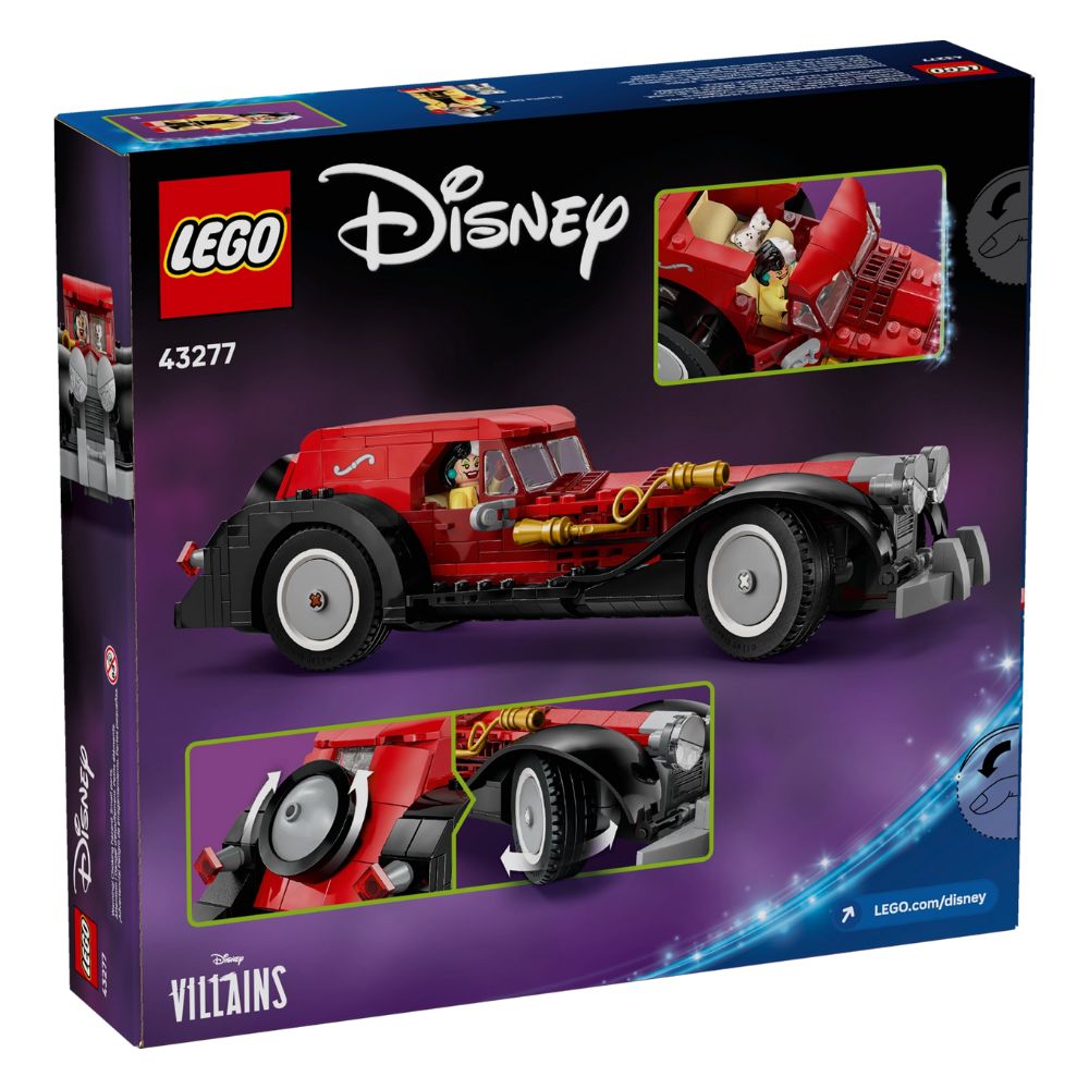 Lego Disney Cruella De Vil's Car 378 Pzs 9+