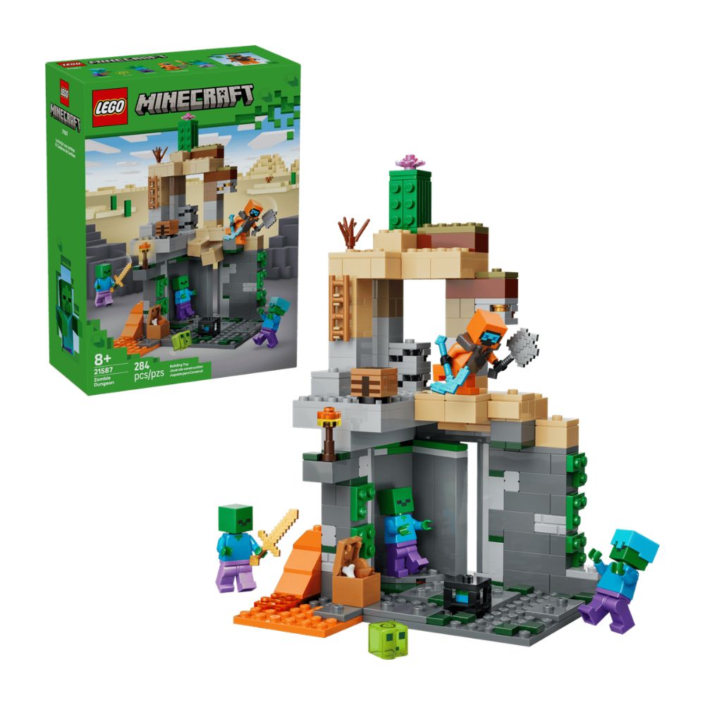 Lego Minecraft Zombie Dungeon  284 Pzs 8+