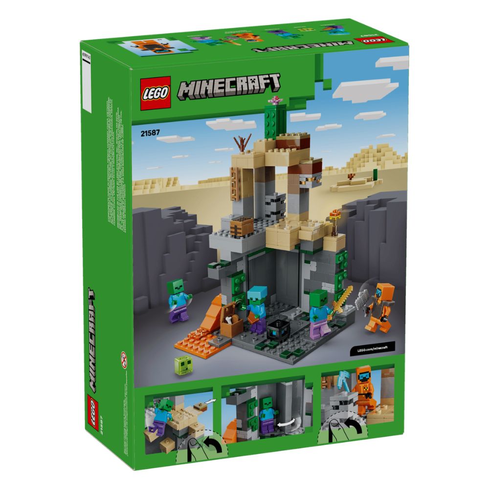 Lego Minecraft Zombie Dungeon  284 Pzs 8+