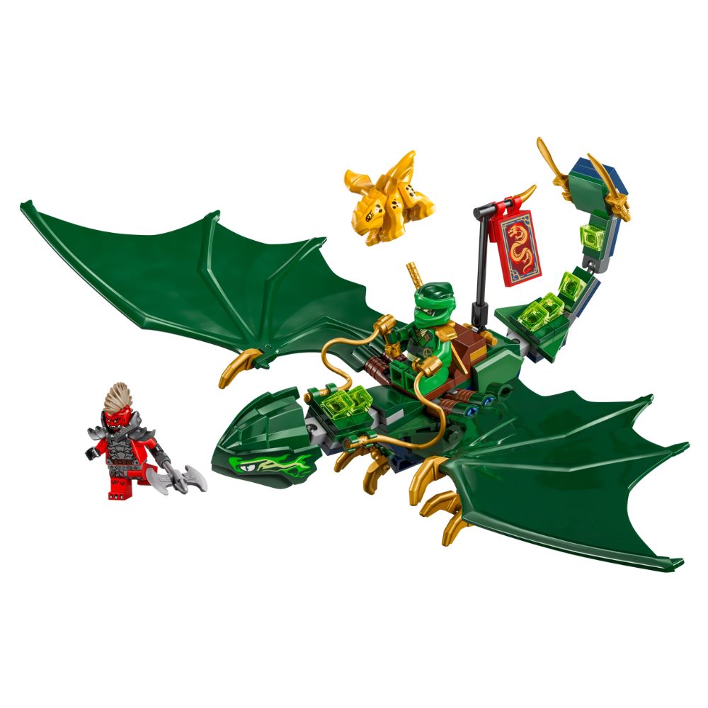 Lego Ninjago Dragons Rising Lloyd's Green Forest Dragon 128 Pzs 6+