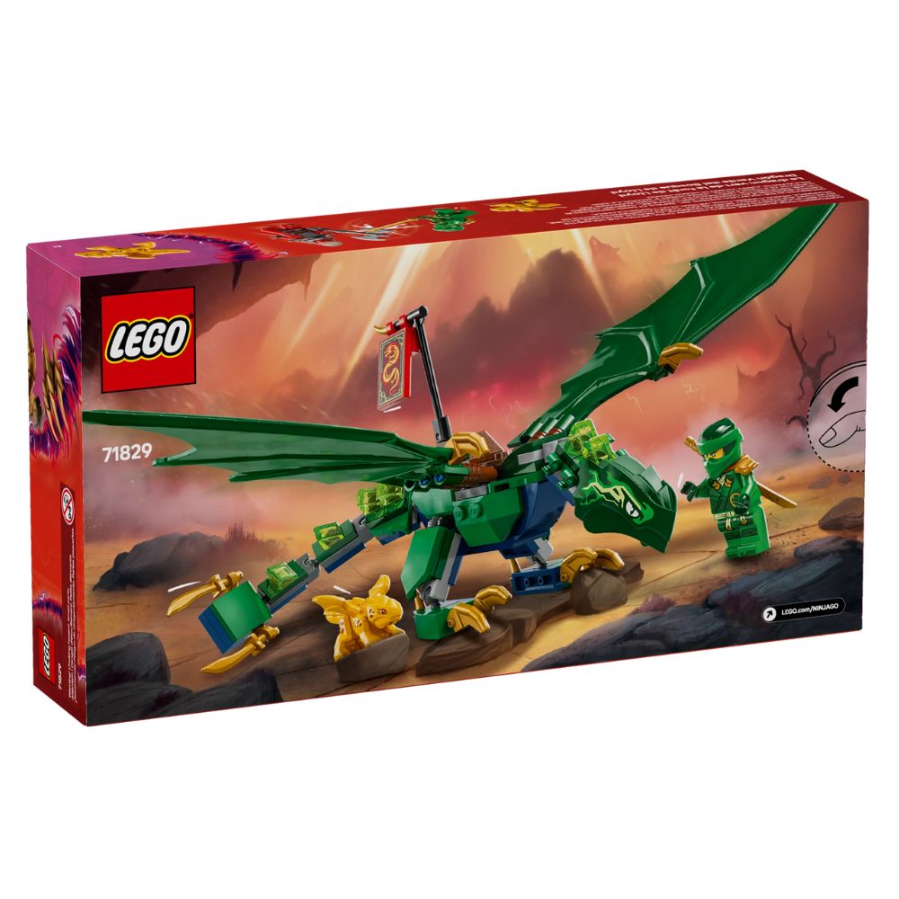 Lego Ninjago Dragons Rising Lloyd's Green Forest Dragon 128 Pzs 6+