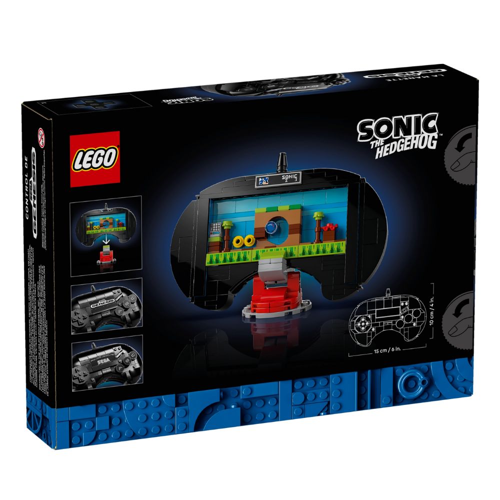 Lego Sega Genesis Controller Sonic The Hedgehog 260 Pzs 18+