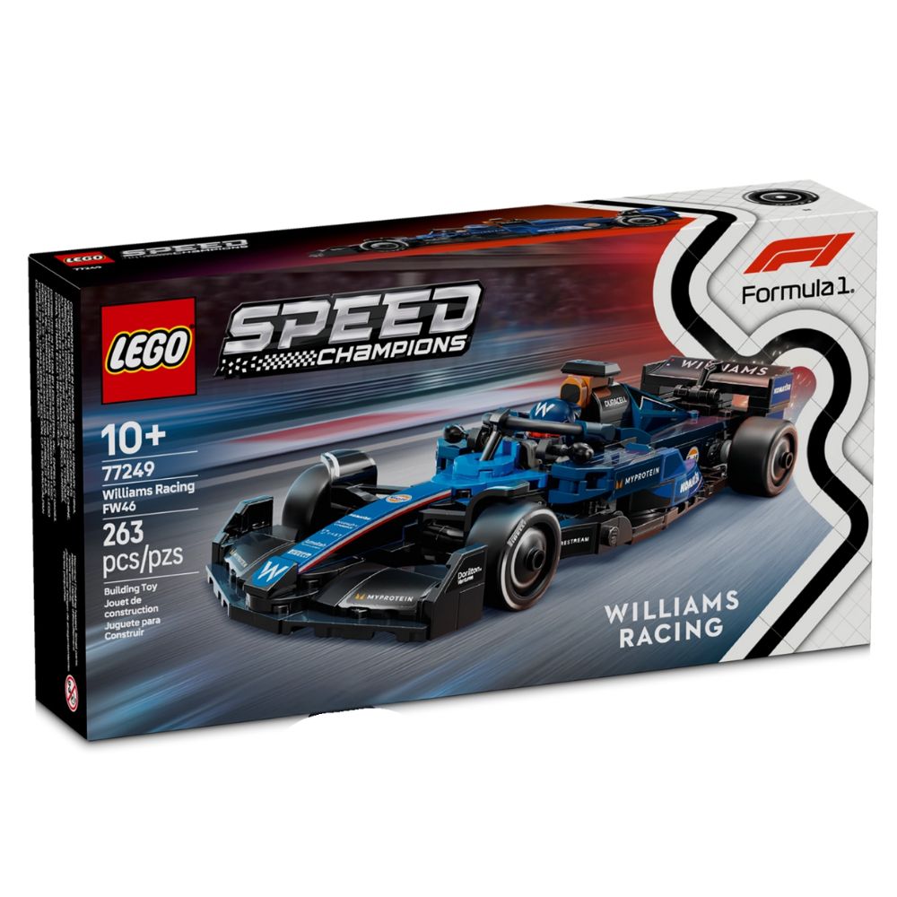 Lego Speed Champions Williams Racing FW46 263 Pzs 10+