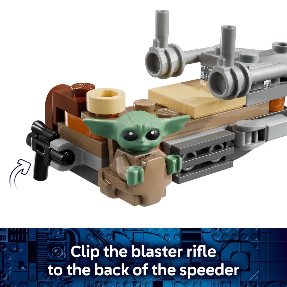 Lego Star Wars The Mandalorian & Grogu's Speeder Bike 58 Pzs 6+