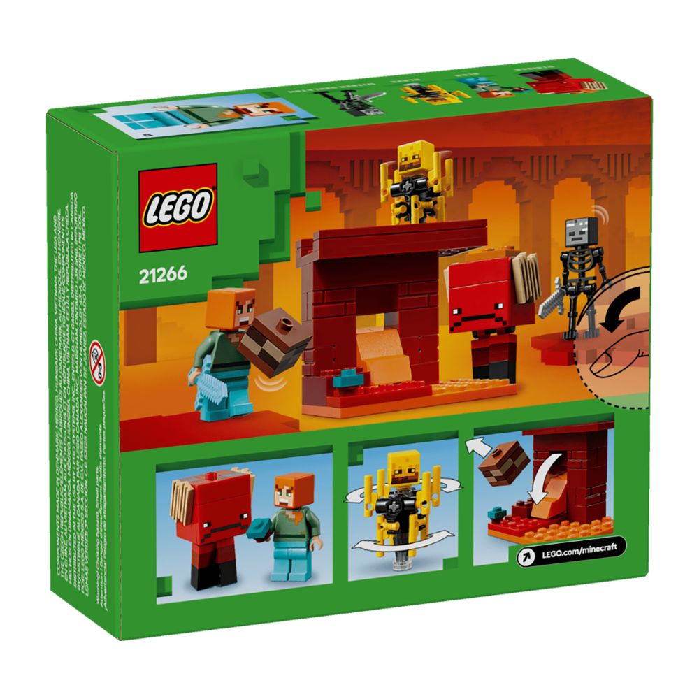 Lego The Nether Lava Battle 99 Pzs 6+