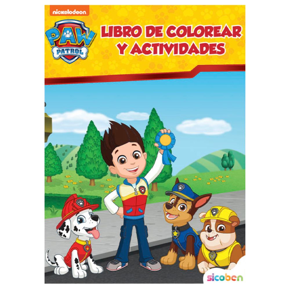 Paw Patrol Libro De Colorear Y Actividades 24 pag