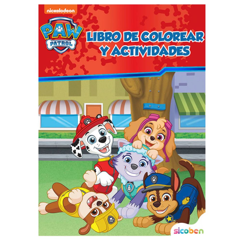 Paw Patrol Libro De Colorear Y Actividades 24 pag