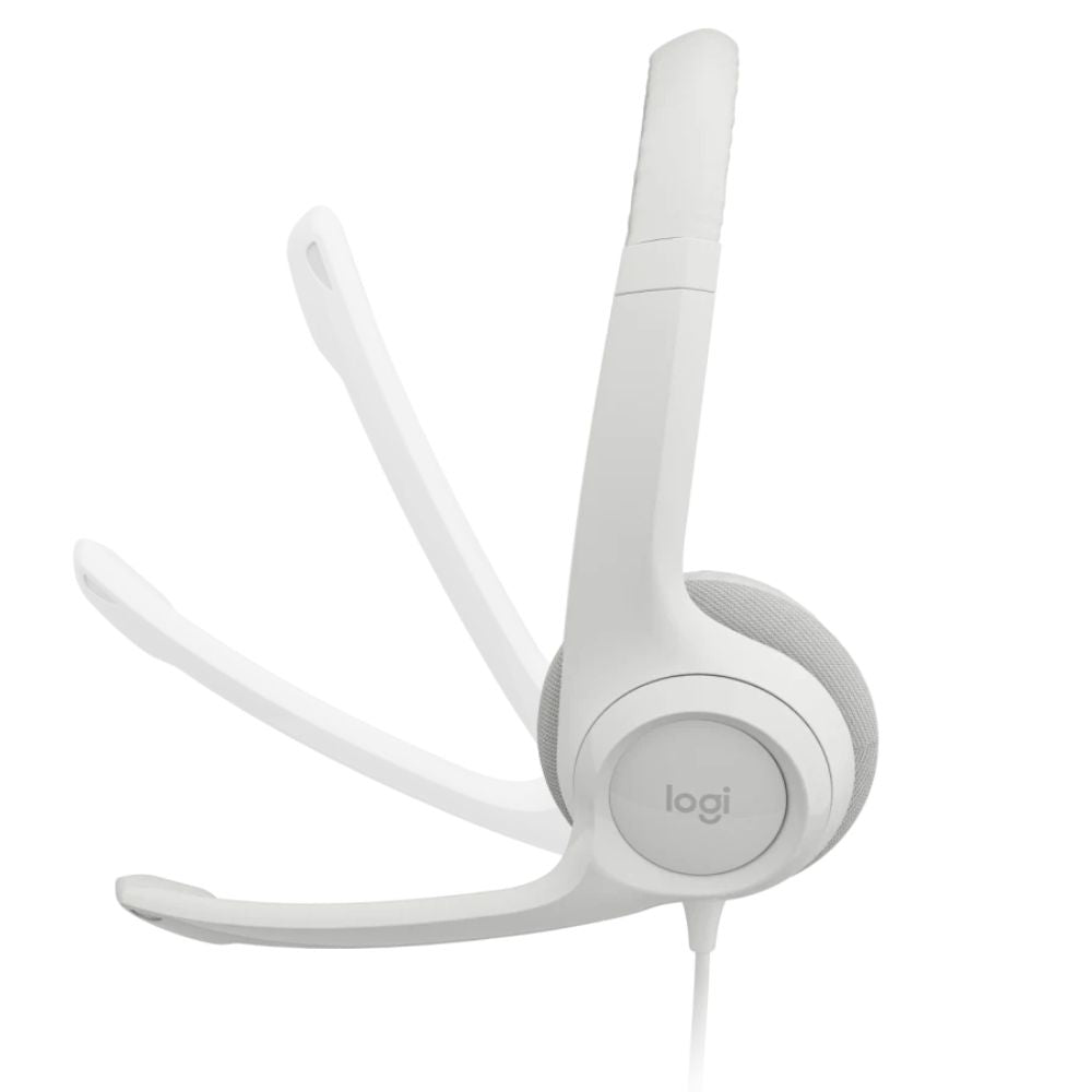 Logitech Audifonos H390 Con USB Para Computadora Blanco