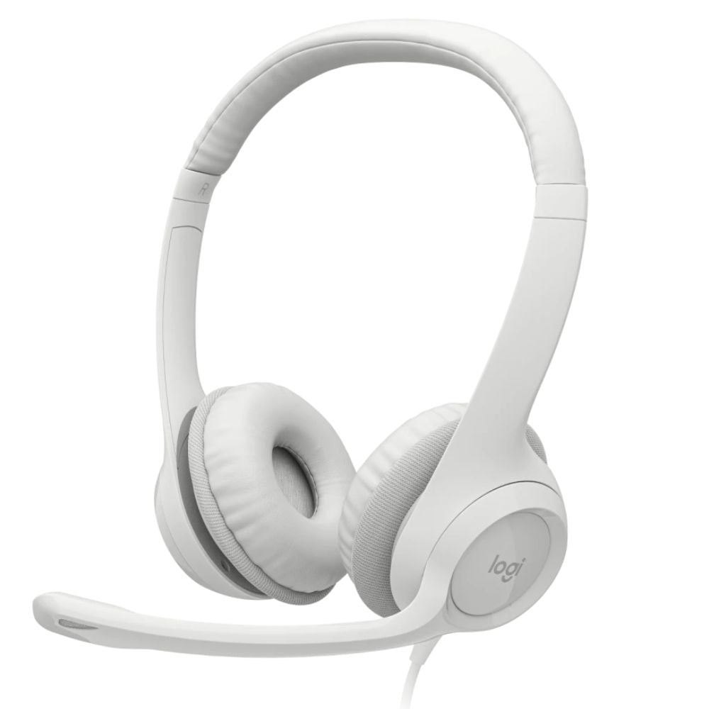 Logitech Audifonos H390 Con USB Para Computadora Blanco
