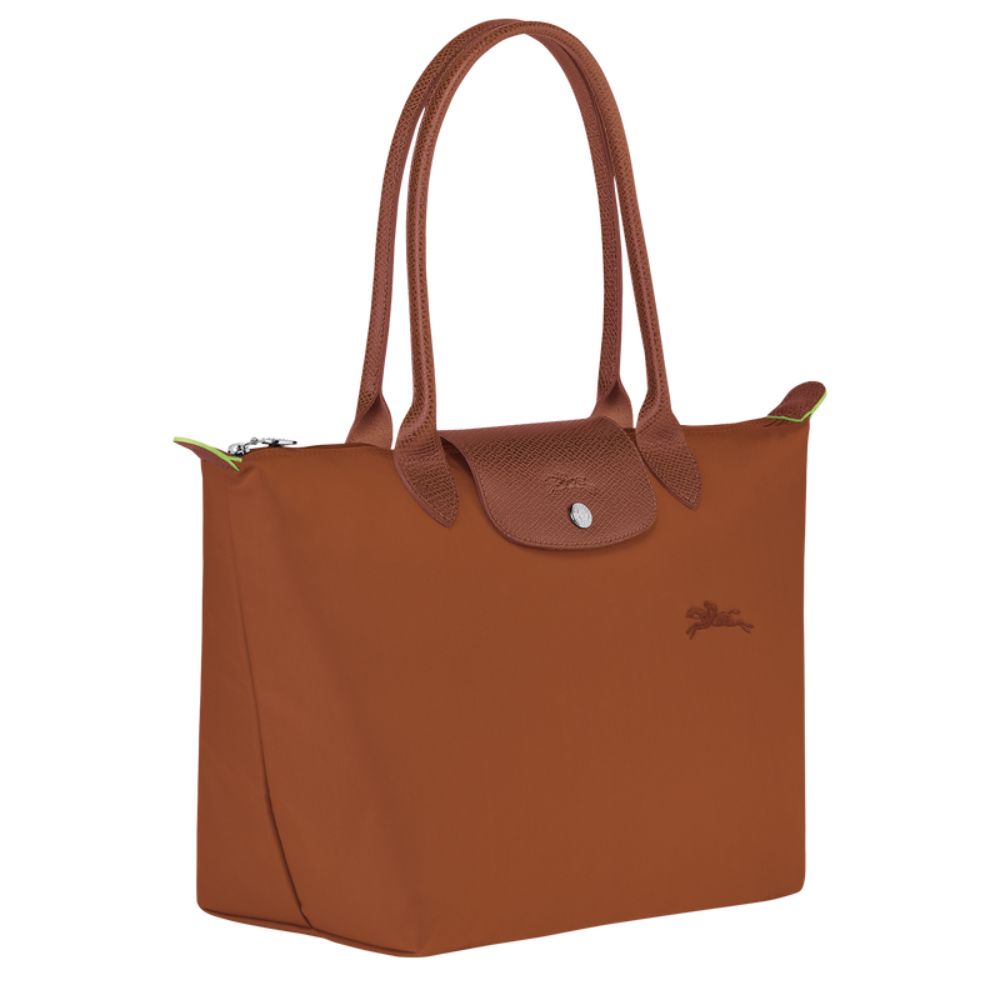 Longchamp Cartera Le Pliage Shoulder Bag Medium Color Cognac