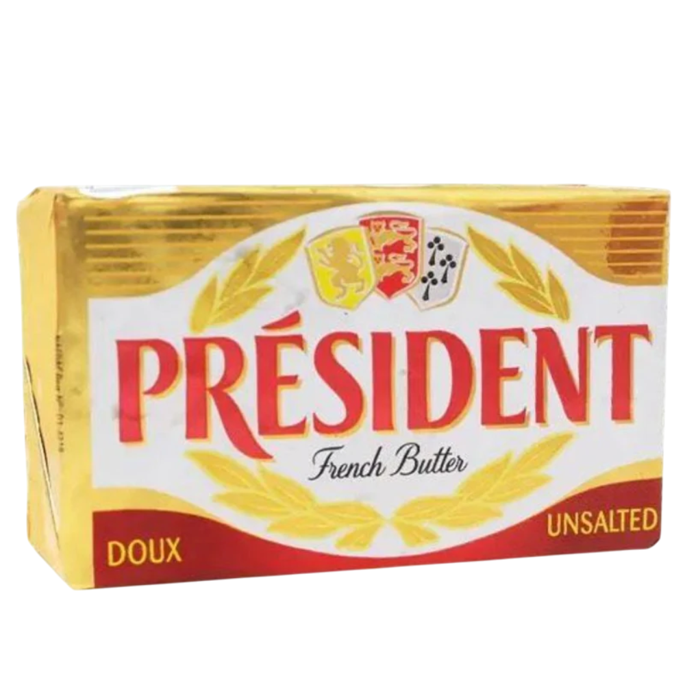 Mantequilla President UnSalted 198g