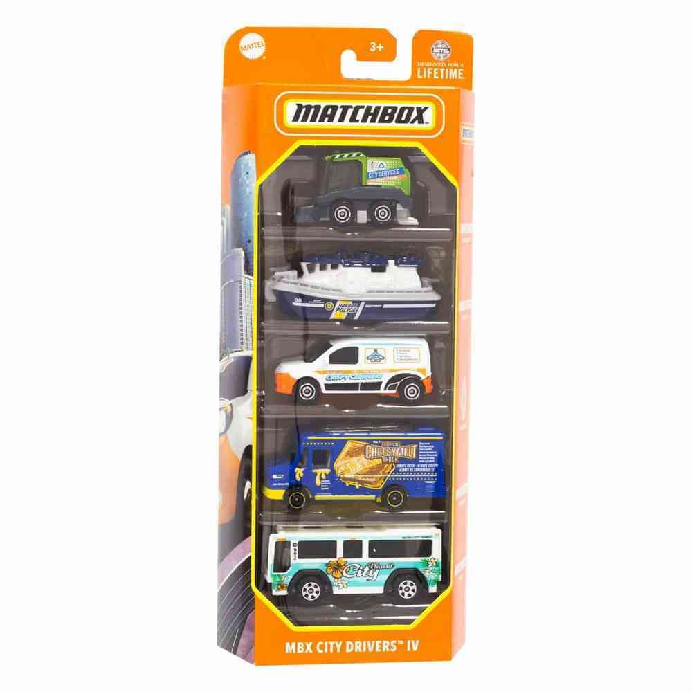 Hot Wheels Matchbox 5 Pack Modelos Variados