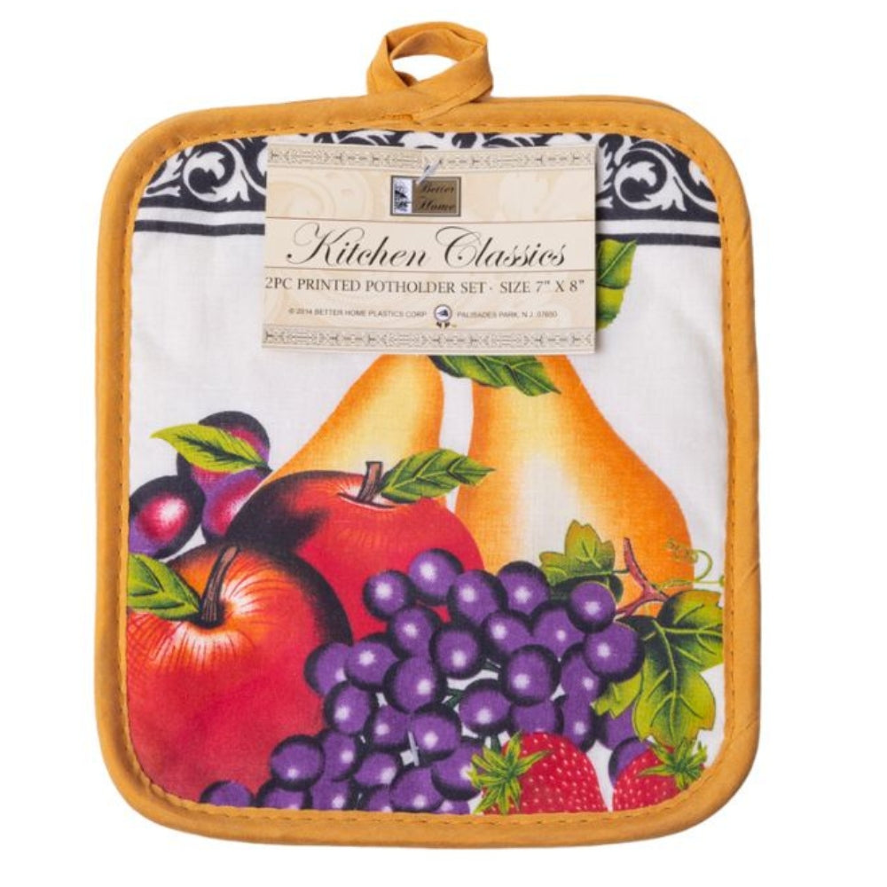 Potholder Set 2 Pieces Kitchen Classics