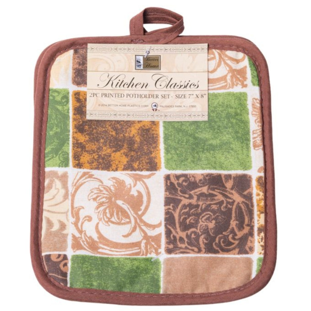 Potholder Set 2 Pieces Kitchen Classics