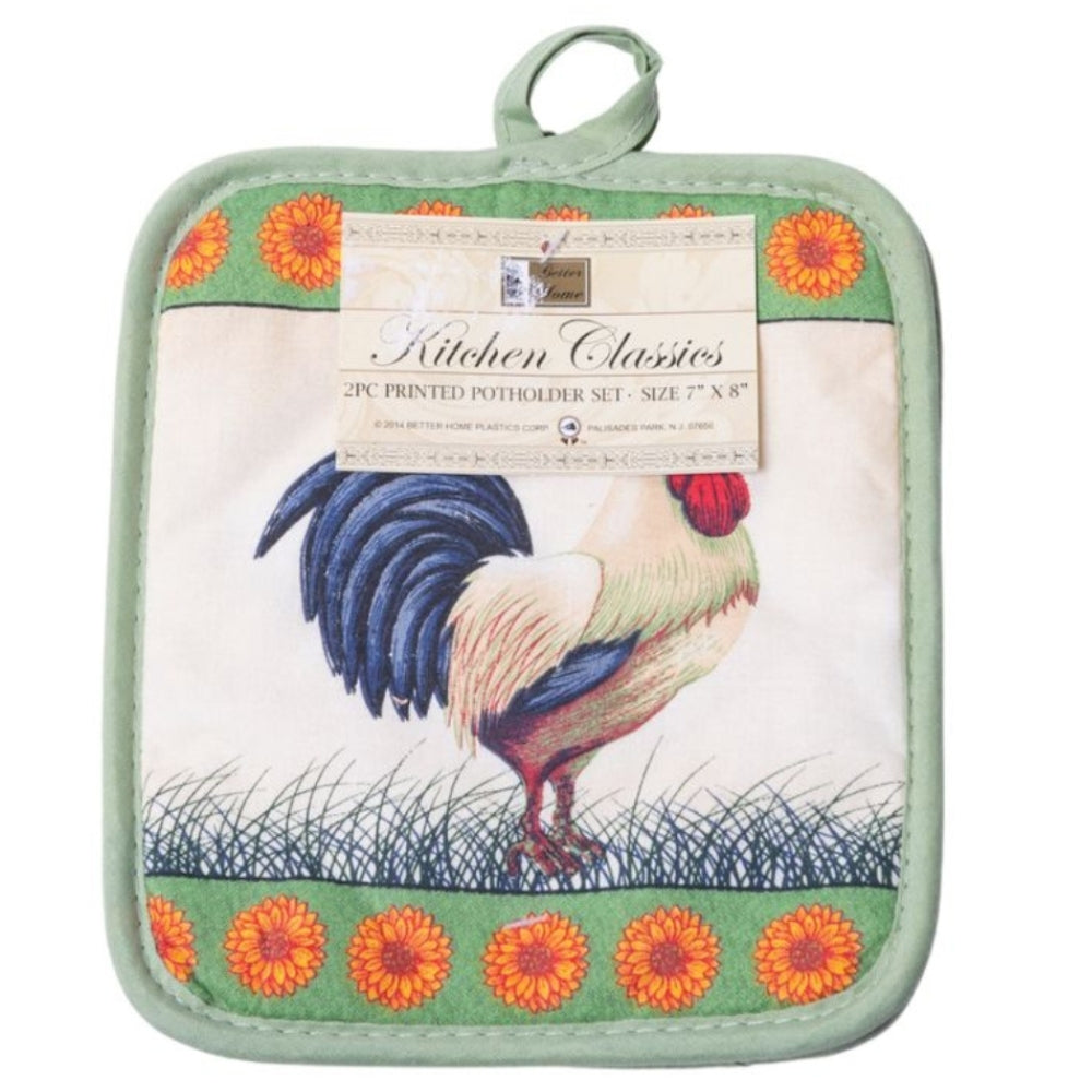 Potholder Set 2 Pieces Kitchen Classics