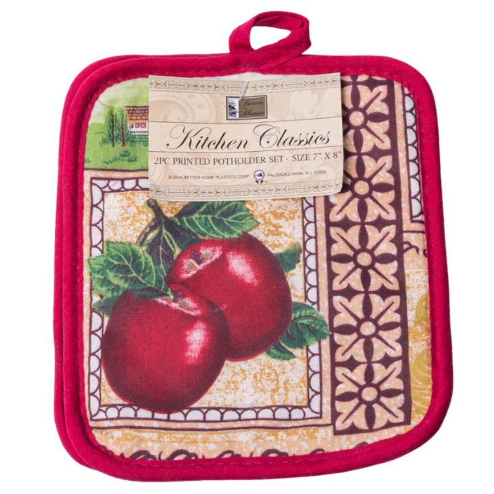 Potholder Set 2 Pieces Kitchen Classics