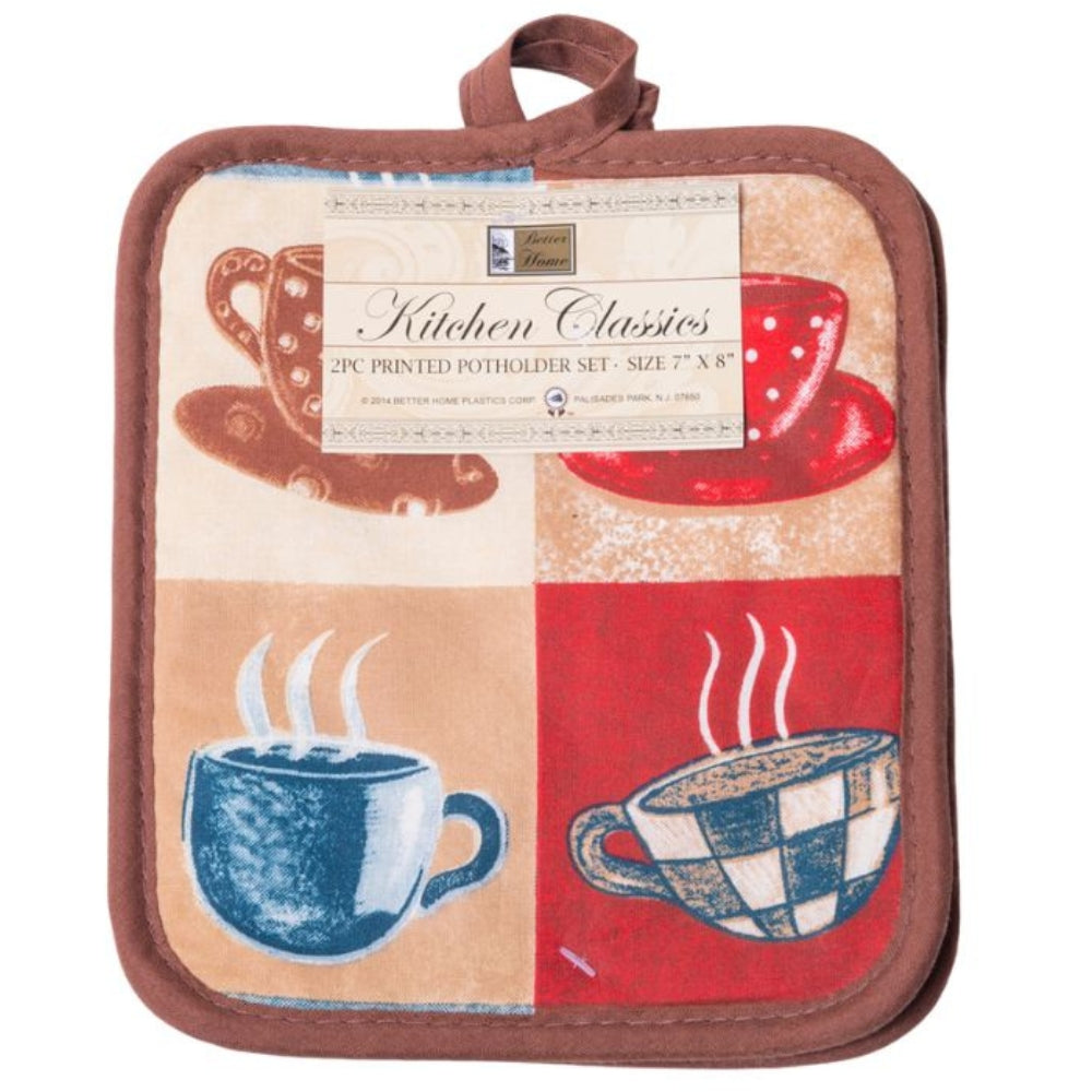 Potholder Set 2 Pieces Kitchen Classics