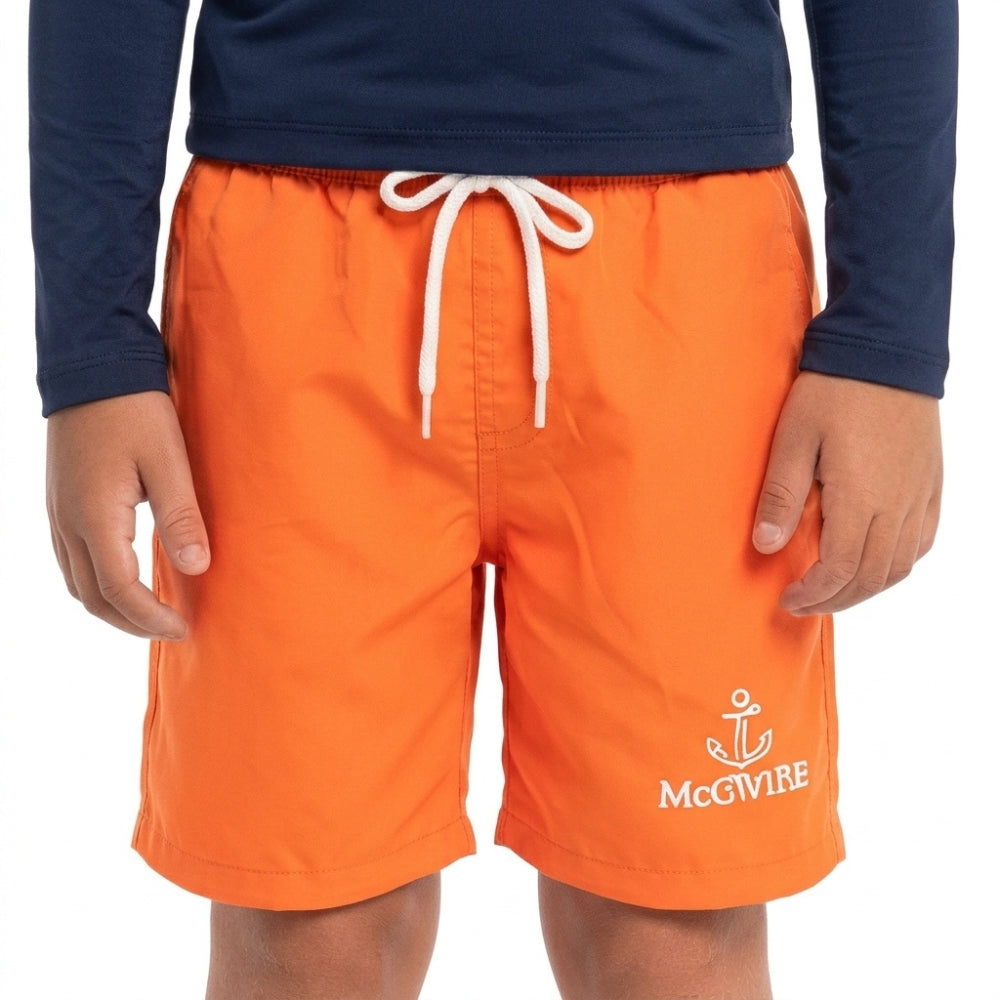 Mania de Ti Short De Baño Para Niños Naranja