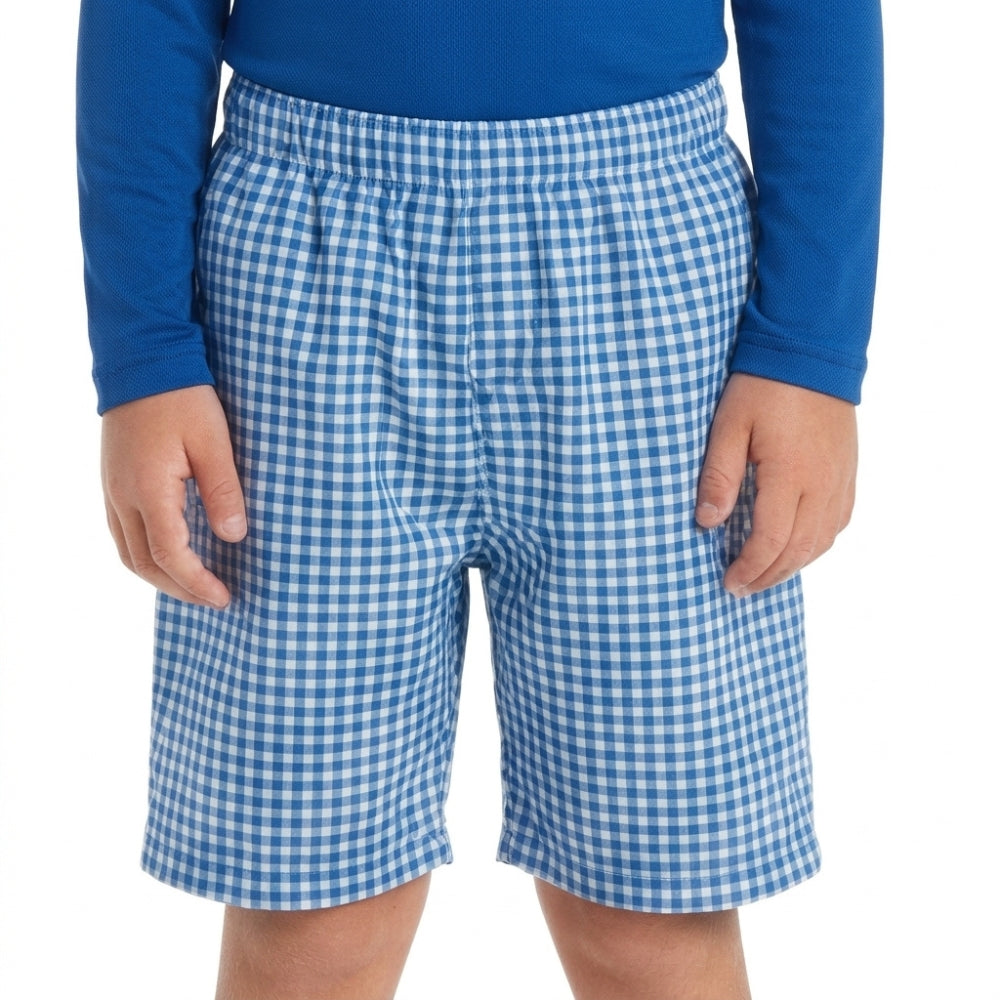Mania de Ti Short De Baño Para Niños Estampado A Cuadros