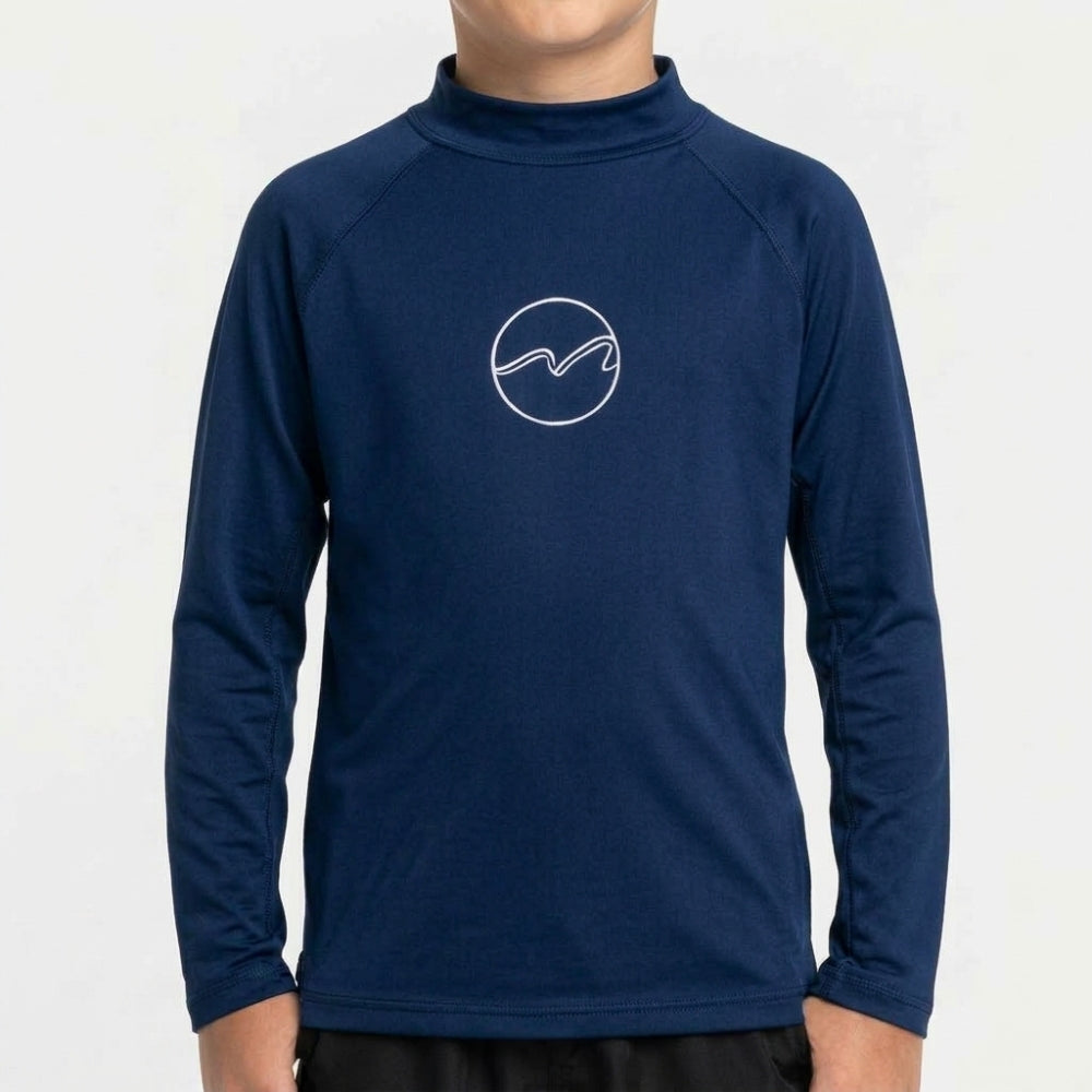 Mania de Ti Sudadera Playera UV50 Para Niños Azul Marino