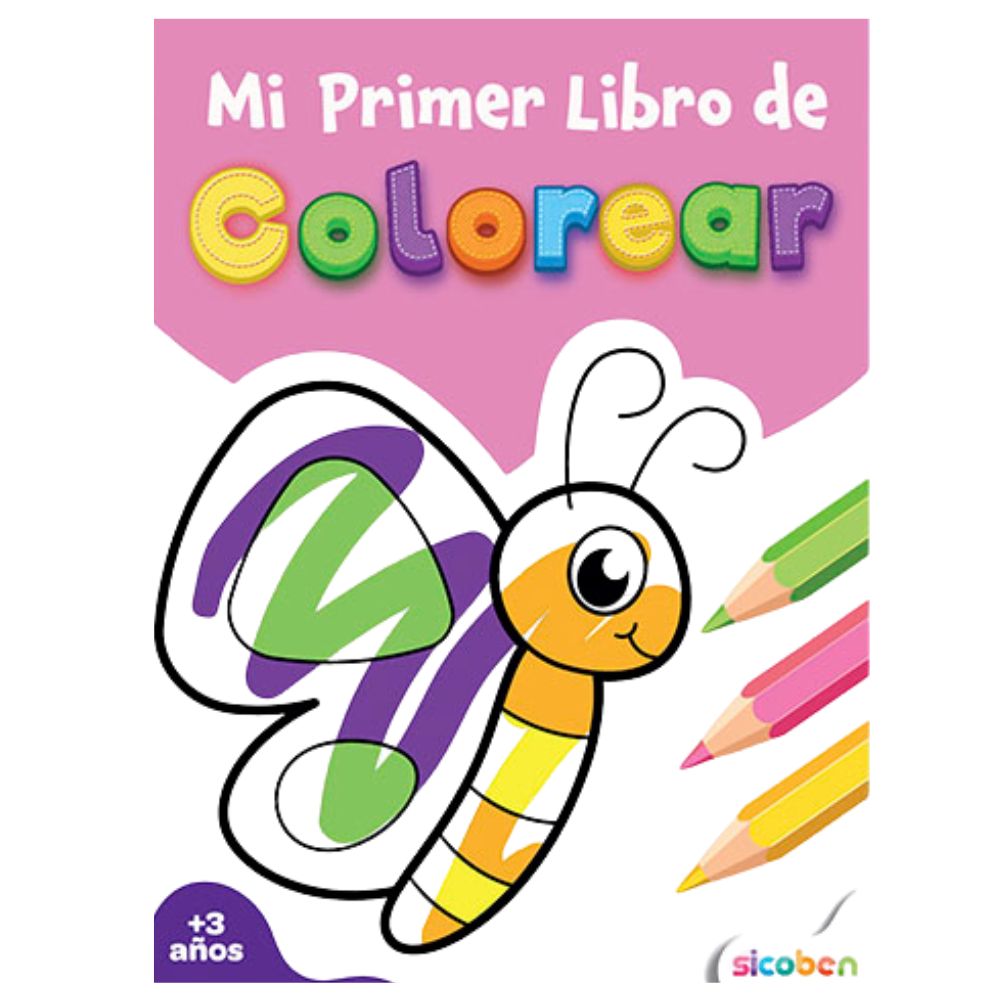 Mi Primer Libro Colorear II 24 pag + Stickers