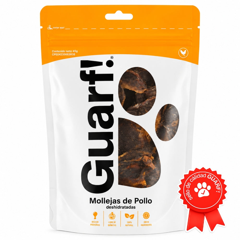 Guarf Snack Para Perros Mollejas de Pollo 40gr