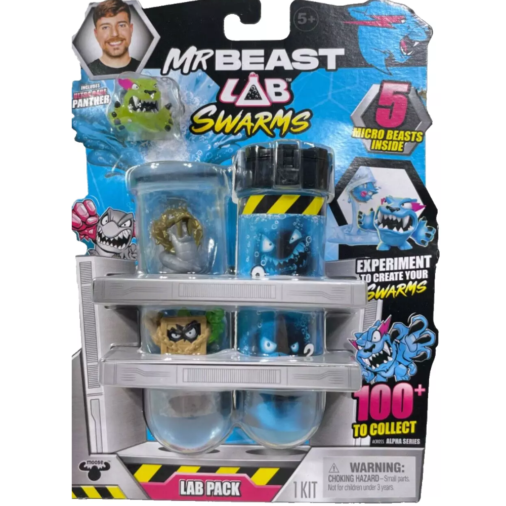 Mr. Beast Lab Swarms Experiment 5 Micro Beast Inside Lab Pack