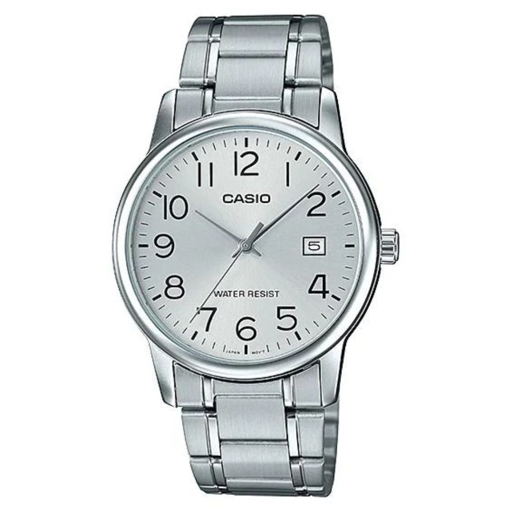 Casio Reloj Casual Correa De Acero Inoxidable Para Caballero Silver