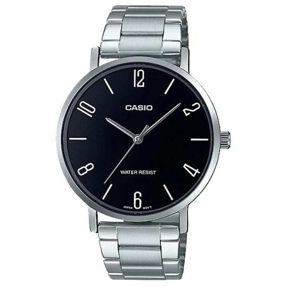 Casio Reloj Casual Correa De Acero Inoxidable Para Caballero Silver