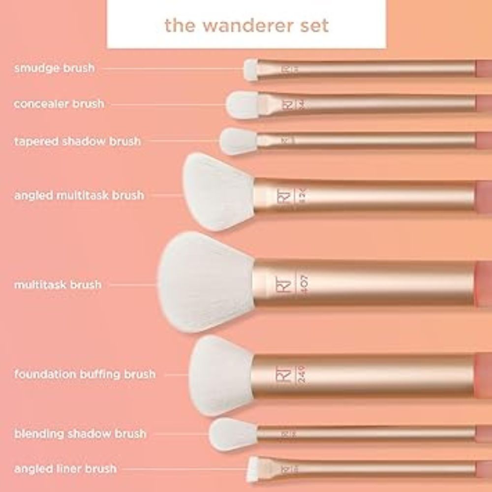 Real Techniques The Wanderer La Viajera Set 8 Piezas
