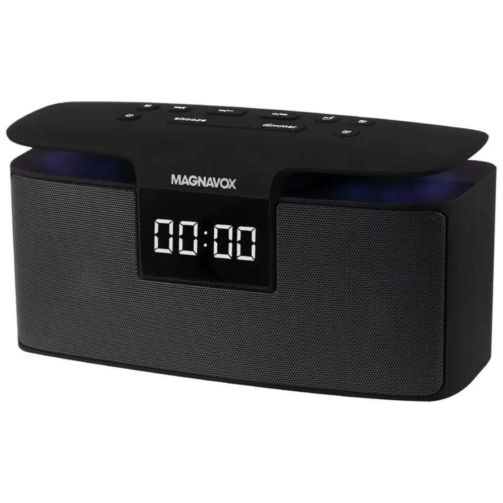 Magnavox Bocina Inalámbrica Con Reloj Y Radio FM
