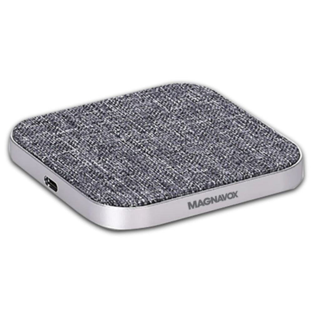 Magnavox Cargador Inalámbrico Para Smartphones 10 Watts Plata