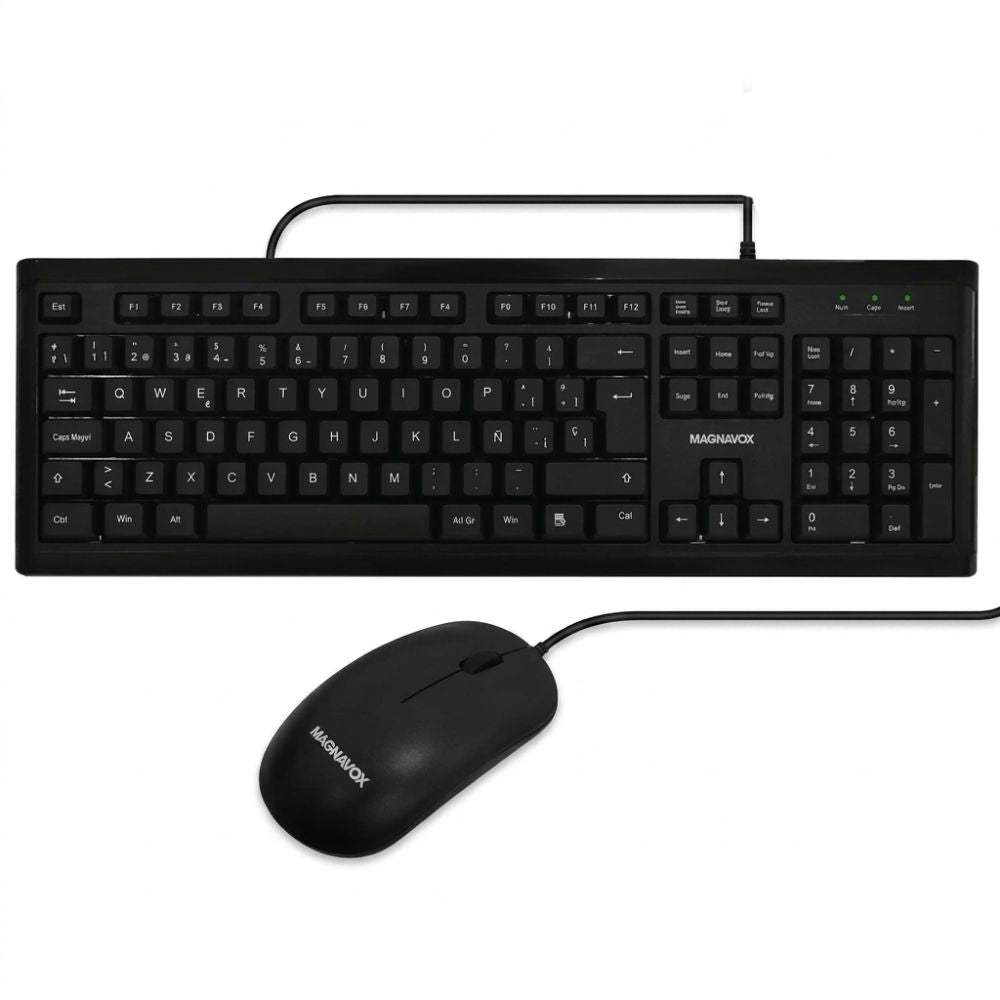 Magnavox Teclado Y Ratón Con Cable