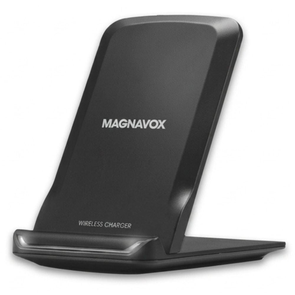 Magnavox Cargador Carga Rapida Inalámbrico Para Smartphones 10 Watts Black