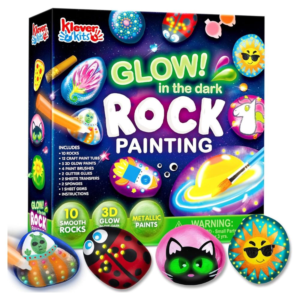 Klever Kits Glow In The Dark Rock Painting 6+