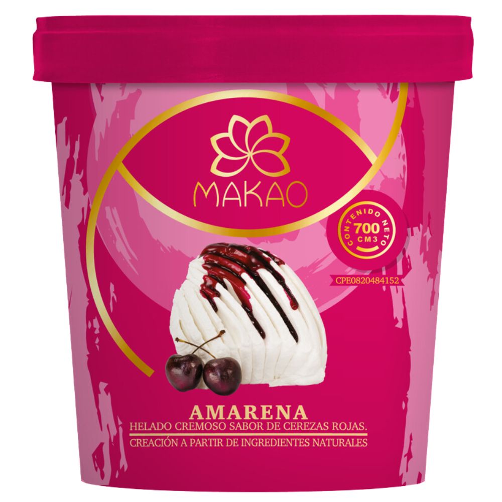 Helado Makao Amarena Cremoso 700ml