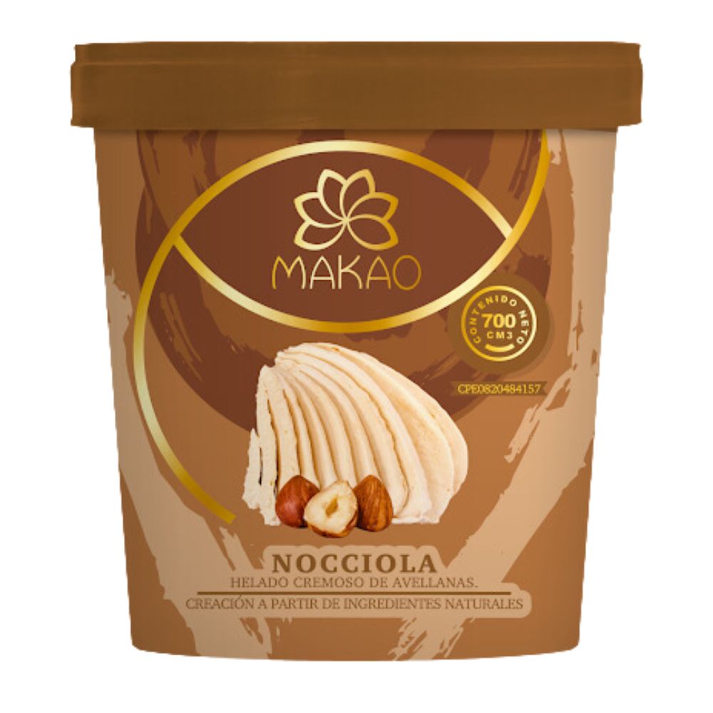 Helado Makao Nocciola Cremoso 700ml