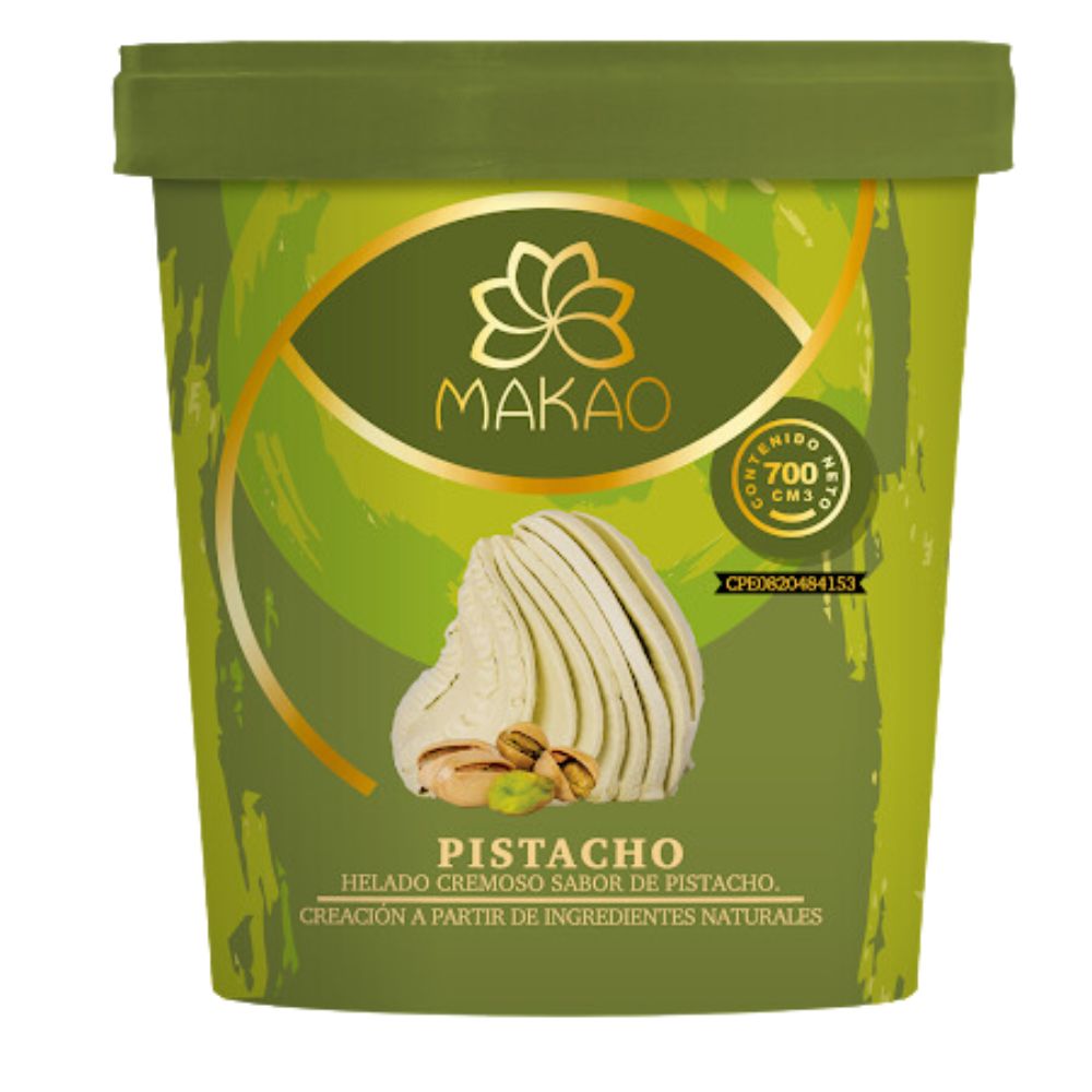 Helado Makao Pistacho Cremoso 700ml