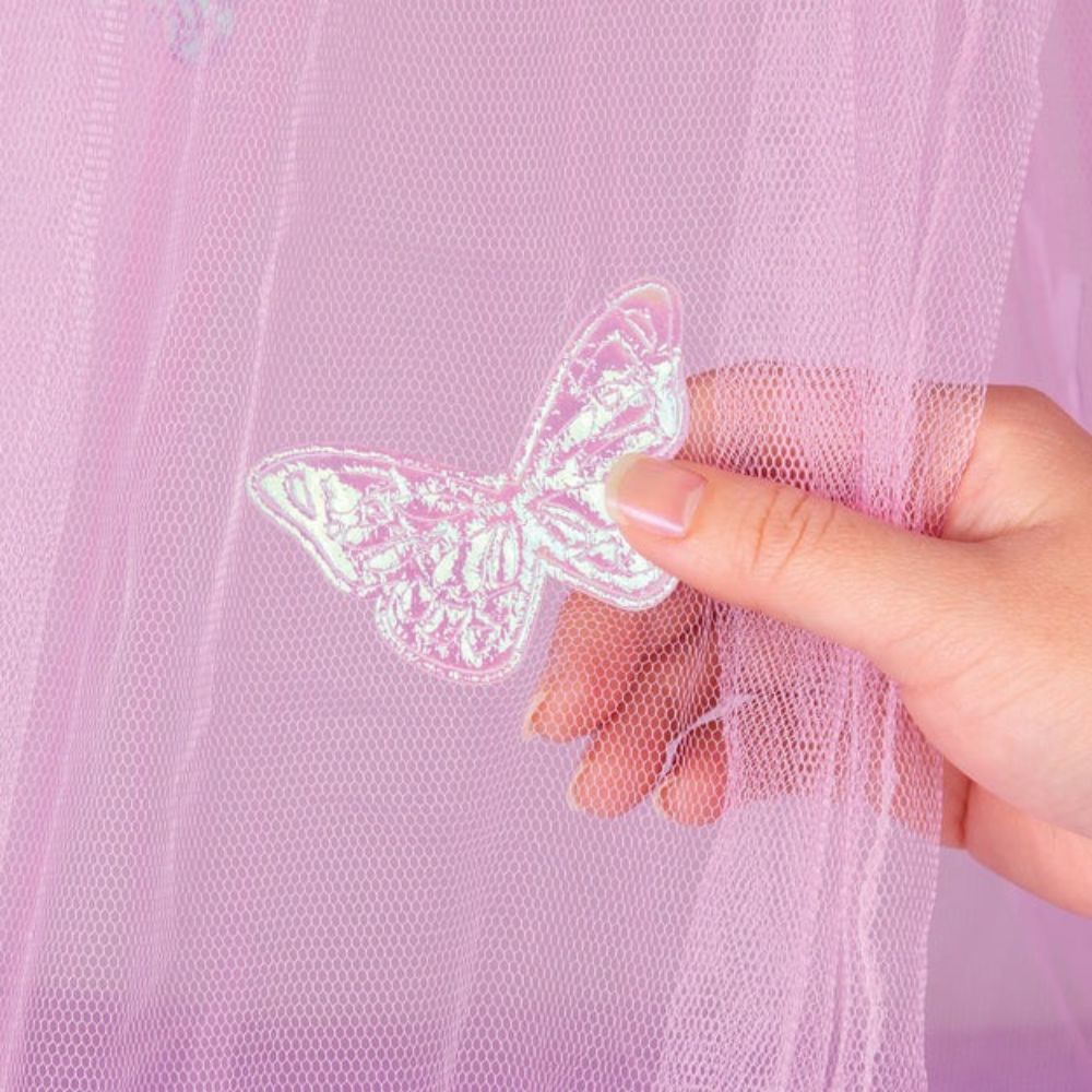 Make It Real 3C4G Dosel De Cama Con Diseño De Mariposa 6+ 3Pzs