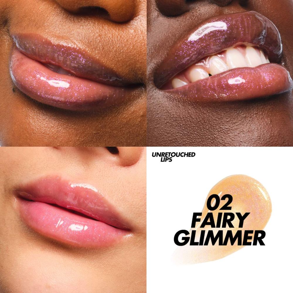Make Up For Ever Super Boost Moisturizing Plumping Efect Lip Gloss 02 Fairy Glimmer 9ml
