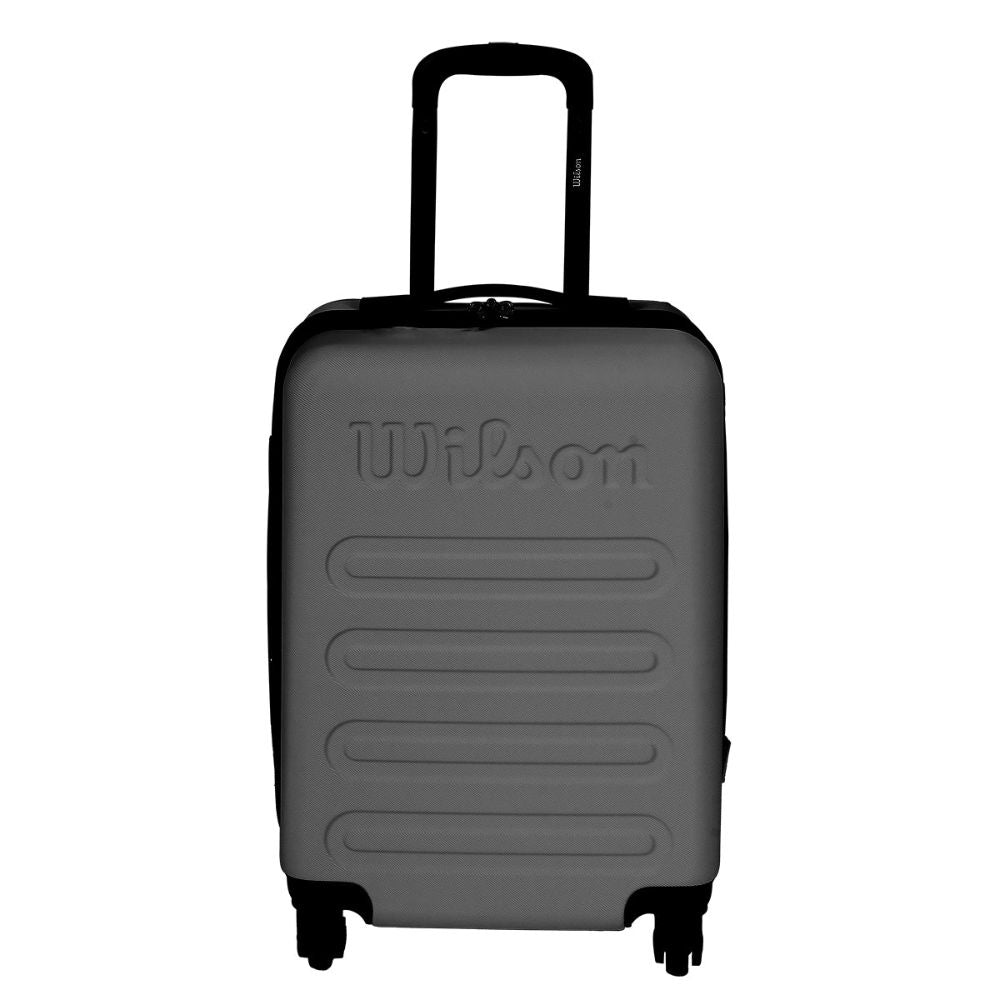 Wilson Maleta Dura Stripes 24" Pulgadas Medium  4 Ruedas Color Gris