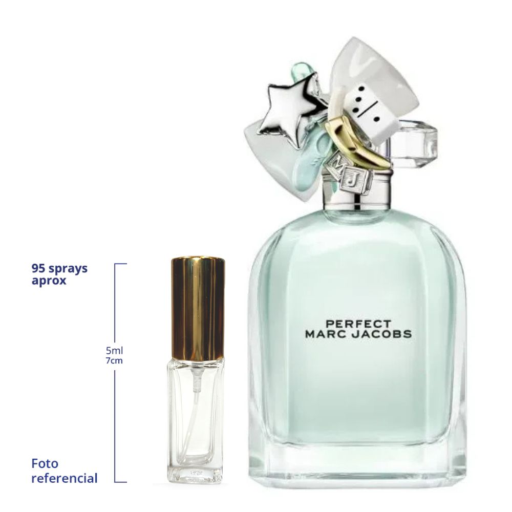 Marc Jacobs Perfect Decant Travel Size 5ml y 10ml de 75 a 150 Sprays Aprox  Eau De Toilette For Woman