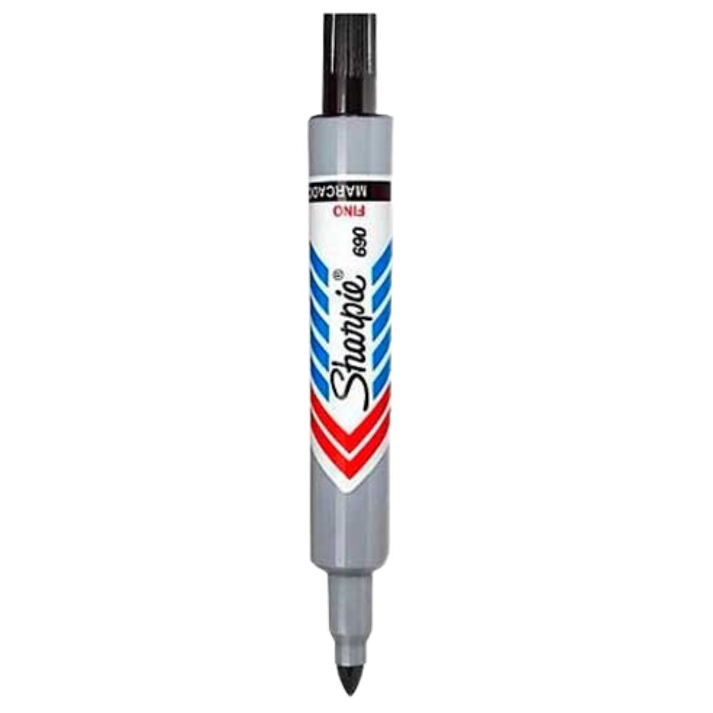 Sharpie Marcador Permanente 690 Negro Punta Fina 1und