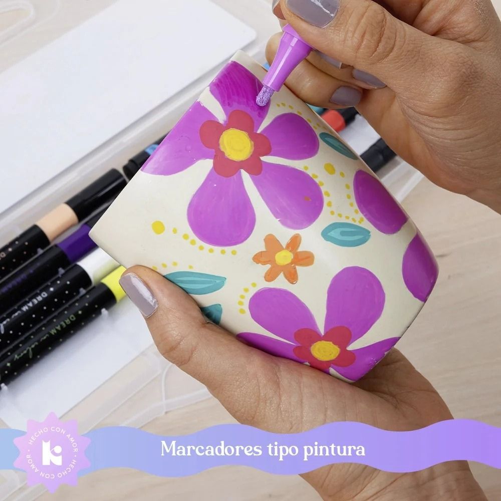 Kiut Marcadores Acrílicos Efecto Pintura 12 Und